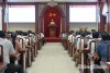 Ảnh: Hội nghị tập huấn, tuyên truyền, phổ biến chủ trương, chính sách, pháp luật về tín ngưỡng, tôn giáo cho cán bộ, công chức cấp xã năm 2025. (Nguồn: ĐTO)