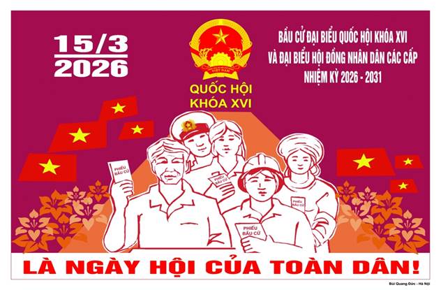 LÁ PHIẾU CỬ TRI – NIỀM TIN CHO SỰ PHÁT TRIỂN ĐẤT NƯỚC TRONG KỶ NGUYÊN MỚI