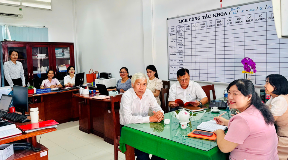 KHOA LÝ LUẬN CƠ SỞ SINH HOẠT CHUYÊN MÔN, THỐNG NHẤT PHƯƠNG ÁN ĐỒNG GIẢNG PHẦN TRIẾT HỌC MÁC - LÊNIN